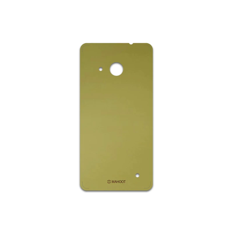برچسب پوششی ماهوت مدل  Matte-Gold  مناسب برای گوشی موبایل مایکروسافت Lumia 550