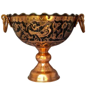 میوه خوری مسی طرح مرغ آمین کد 1