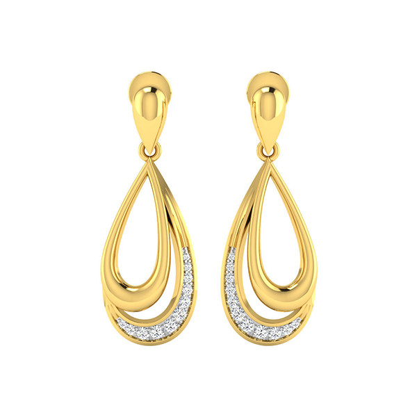 گوشواره نقره زنانه ژابیز کد 072