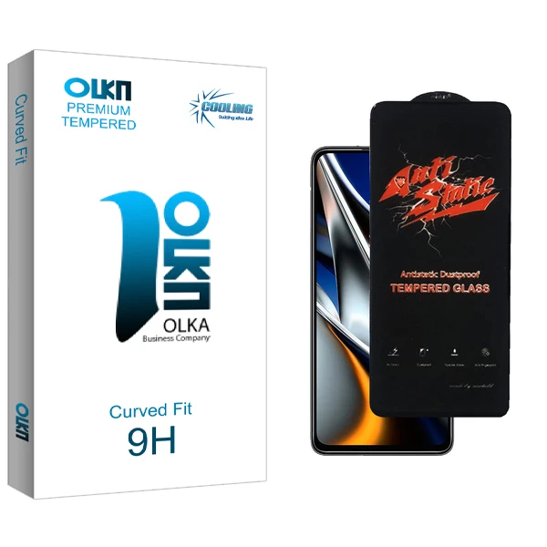 محافظ صفحه نمایش شیشه ای کولینگ مدل Olka Glass AntiStatic مناسب برای گوشی موبایل شیائومی Poco X4 Pro 5G 2201116PG
