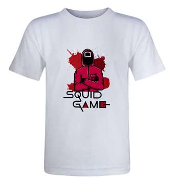 تیشرت آستین کوتاه مردانه مدل squid game 013