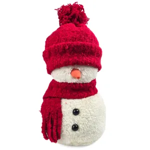 عروسک مدل آدم برفی شب یلدا به ارتفاع ۲۲ سانتیمتر 