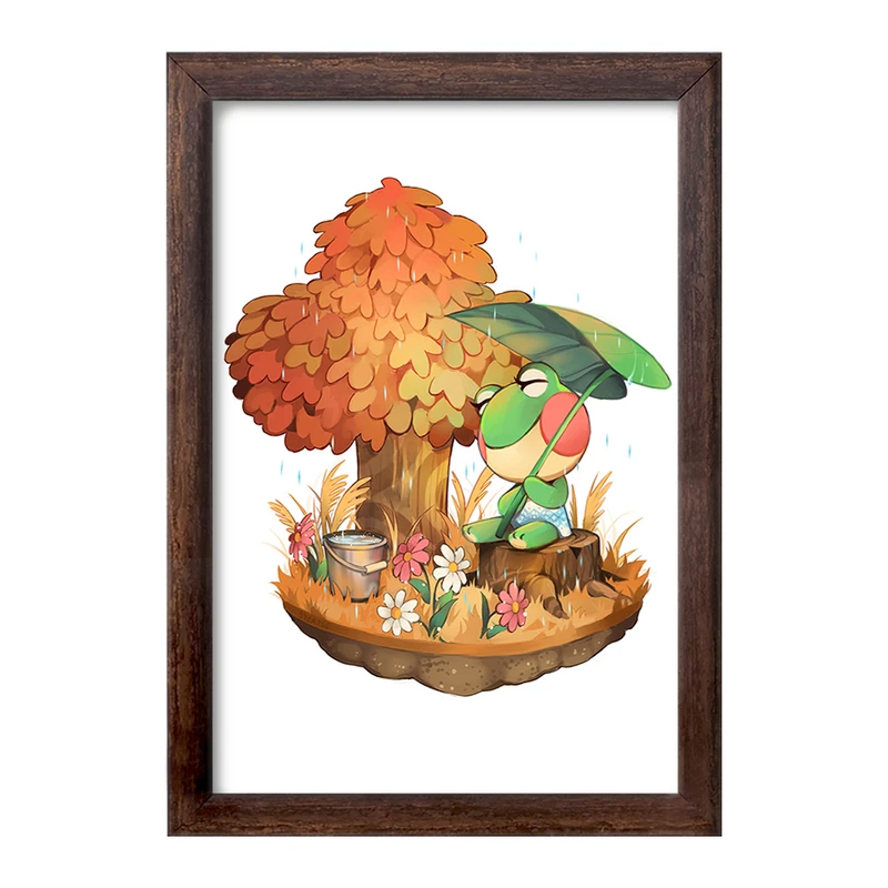 تابلو خندالو طرح بازی انیمال کراسینگ (Animal Crossing) کد 32638