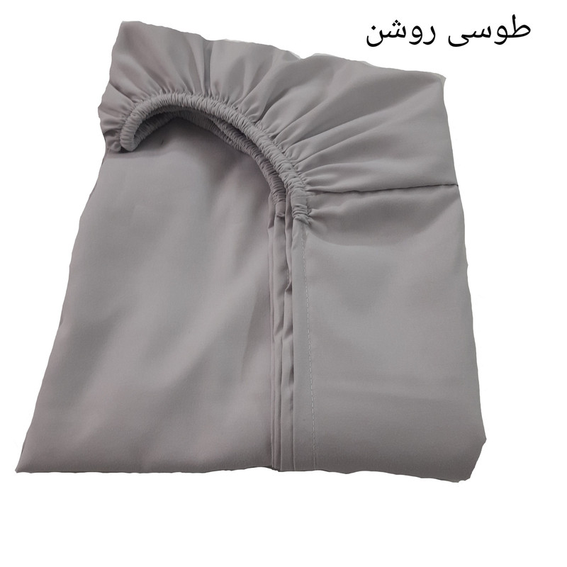 سرویس ملحفه مدل میکروفایبر نیکیا کد 100  یک نفره دو تکه