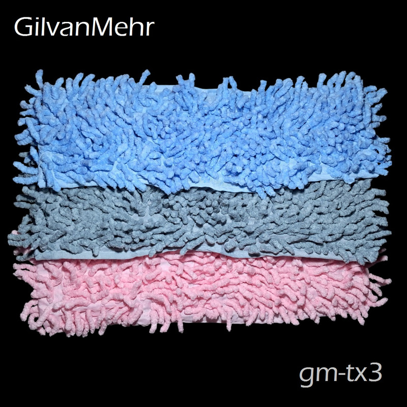 یدک زمین شوی مدل ماکارونی gm-tx3 بسته 3 عددی