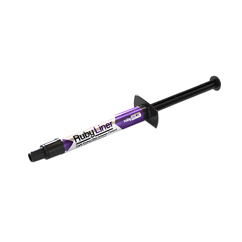 سمان گلاس آینومر لایت کیور روبی مدل Glass Liner مقدار 2 گرم سمان گلاس آینومر لایت کیور روبی مدل Glass Liner مقدار 2 گرم