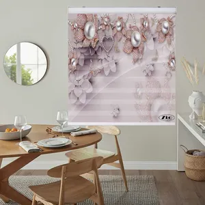 پرده زبرا زیو کد 3D1275 سایز 150x200 سانتی متر