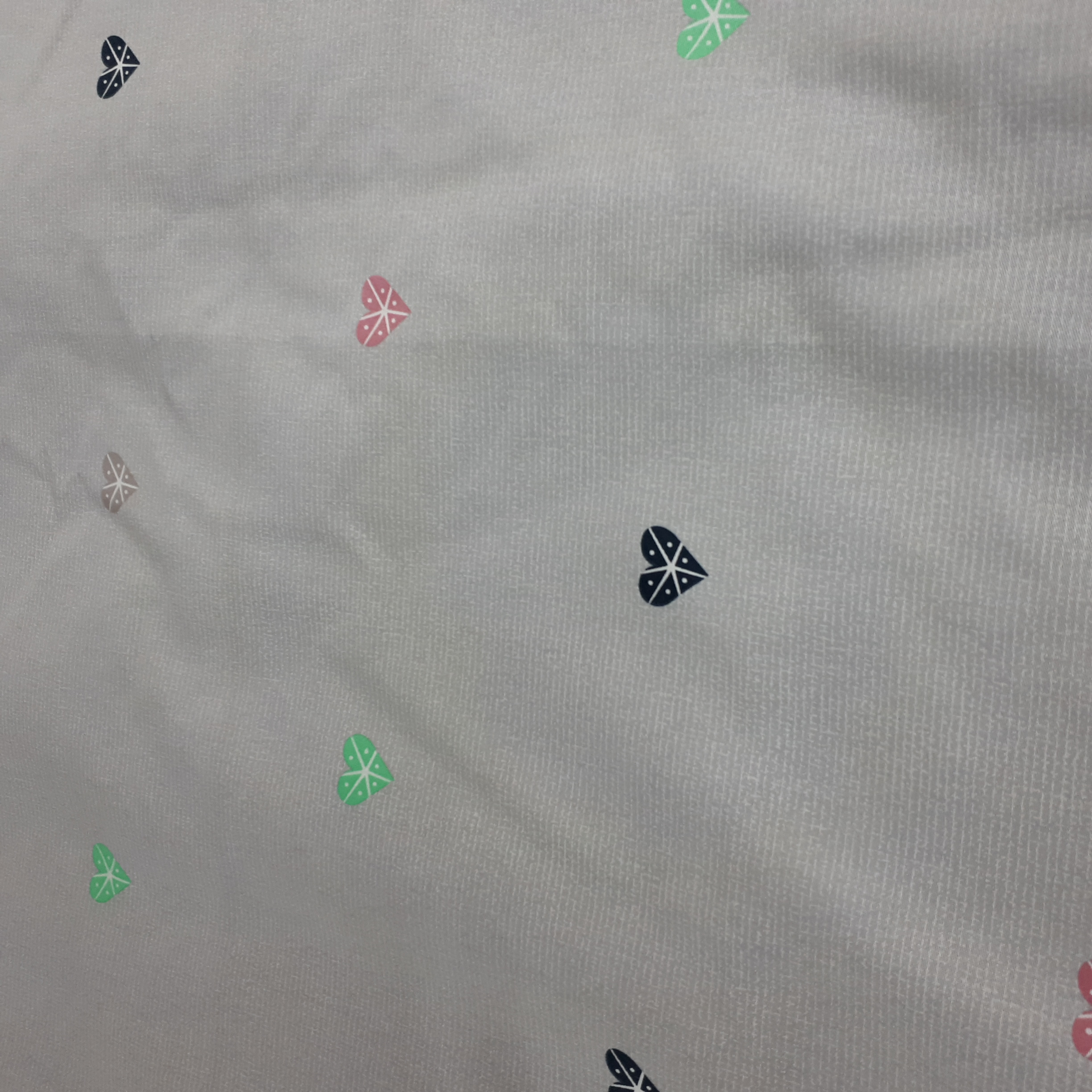 پارچه ملحفه کوکو جم مدل زی قلبی طوس