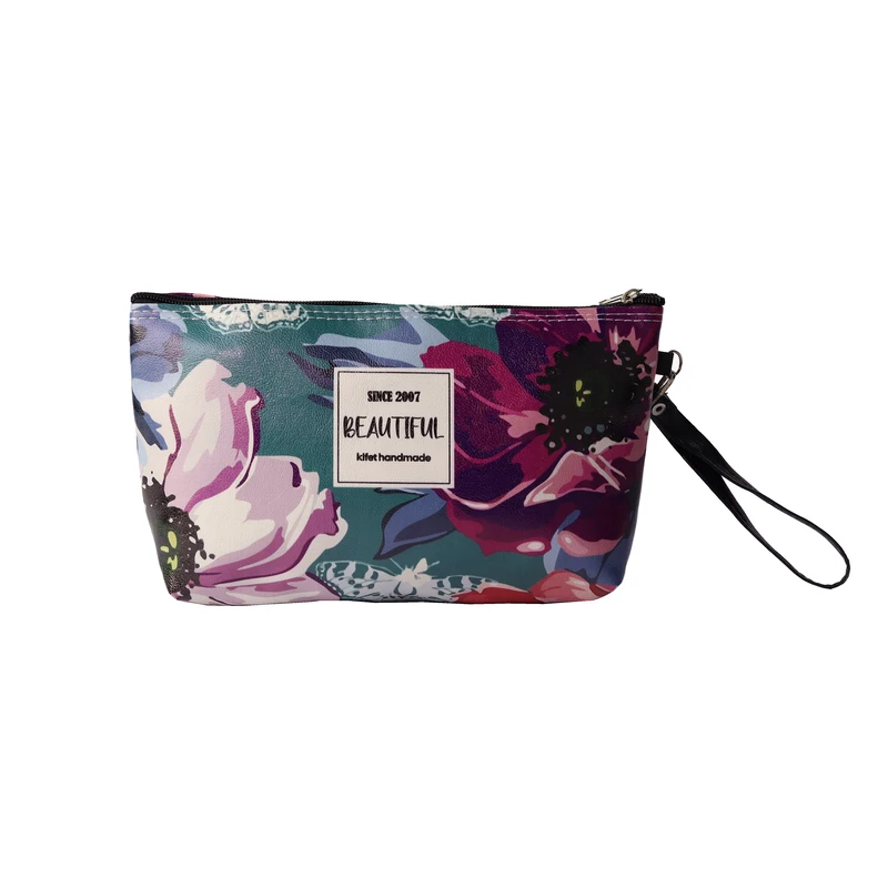 کیف لوازم آرایش زنانه مدل گلدار کد 11