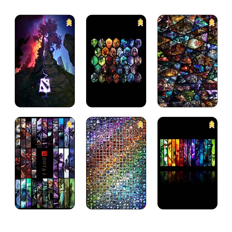 استيکر کارت کارنيکا طرح دوتا 2 کد 26776 مجموعه 6 عددی