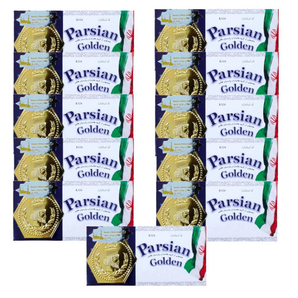 سکه طلا گرمی 18 عیار مدل پارسیان آفرینش کد k100 مجموعه 11 عددی