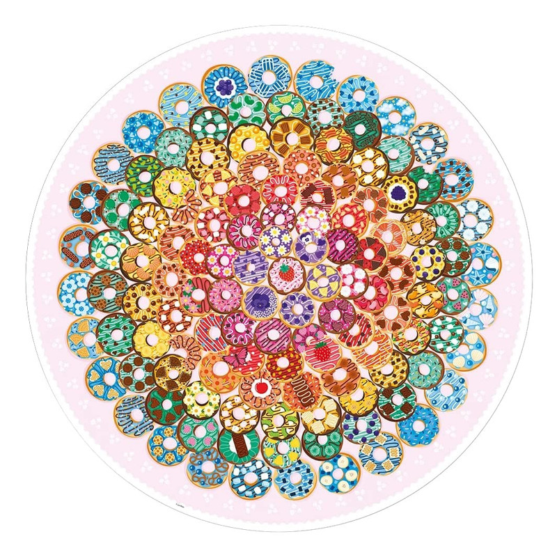 پازل 500 تکه راونزبرگر مدل Circle of Color Donuts کد 17346