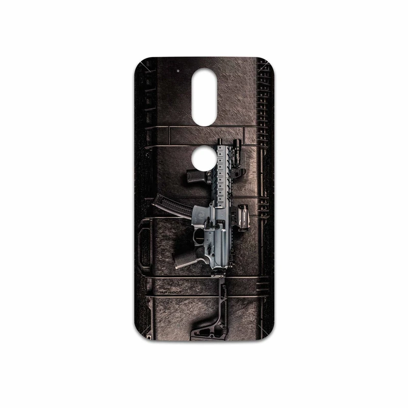 برچسب پوششی ماهوت مدل Gun مناسب برای گوشی موبایل موتورولا Moto G4