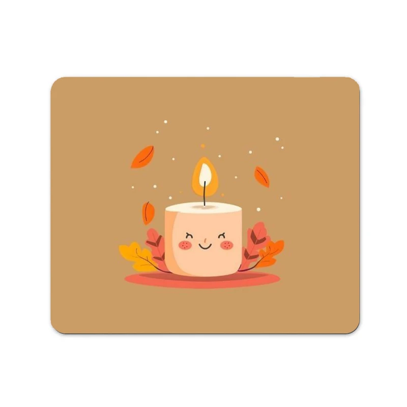 ماوس پد پاد آفرین مدل شمع پاییزی کد 427 سایز 24*19 سانتی متر