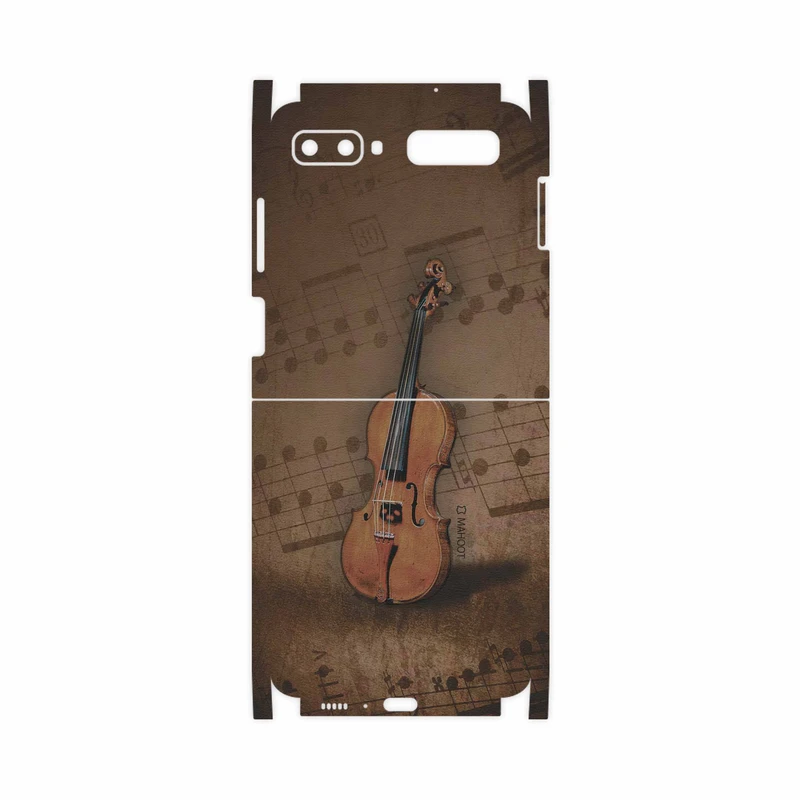 برچسب پوششی ماهوت مدل Violin-Instrument-FullSkin مناسب برای گوشی موبایل سامسونگ Galaxy Z Flip