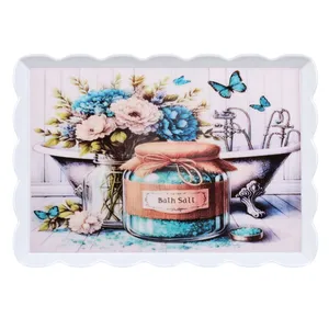 سینی بدون دسته مهروز مدل 6003 Bath Salt سایز 26×36 سانتی متر