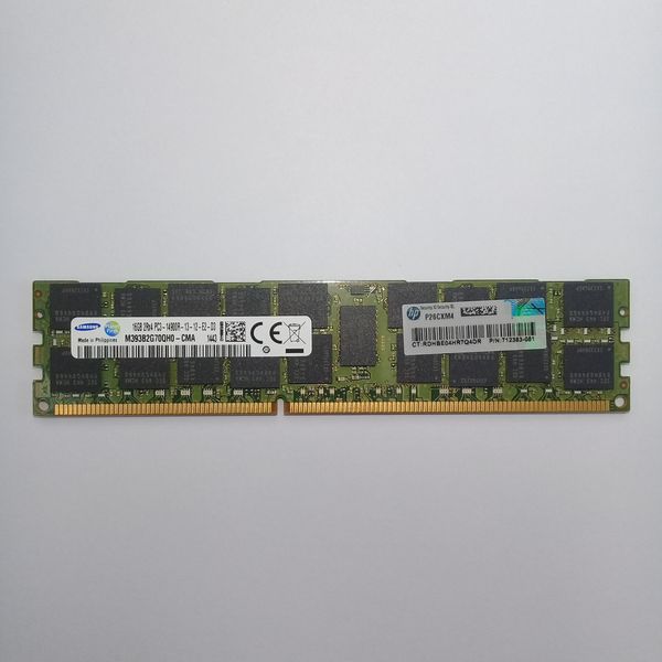 رم سرور ddr3 تک کاناله 14900 مگاهرتز سامسونگ مدل M393B2G70QH0-CMA ظرفیت 16 گیگابایت