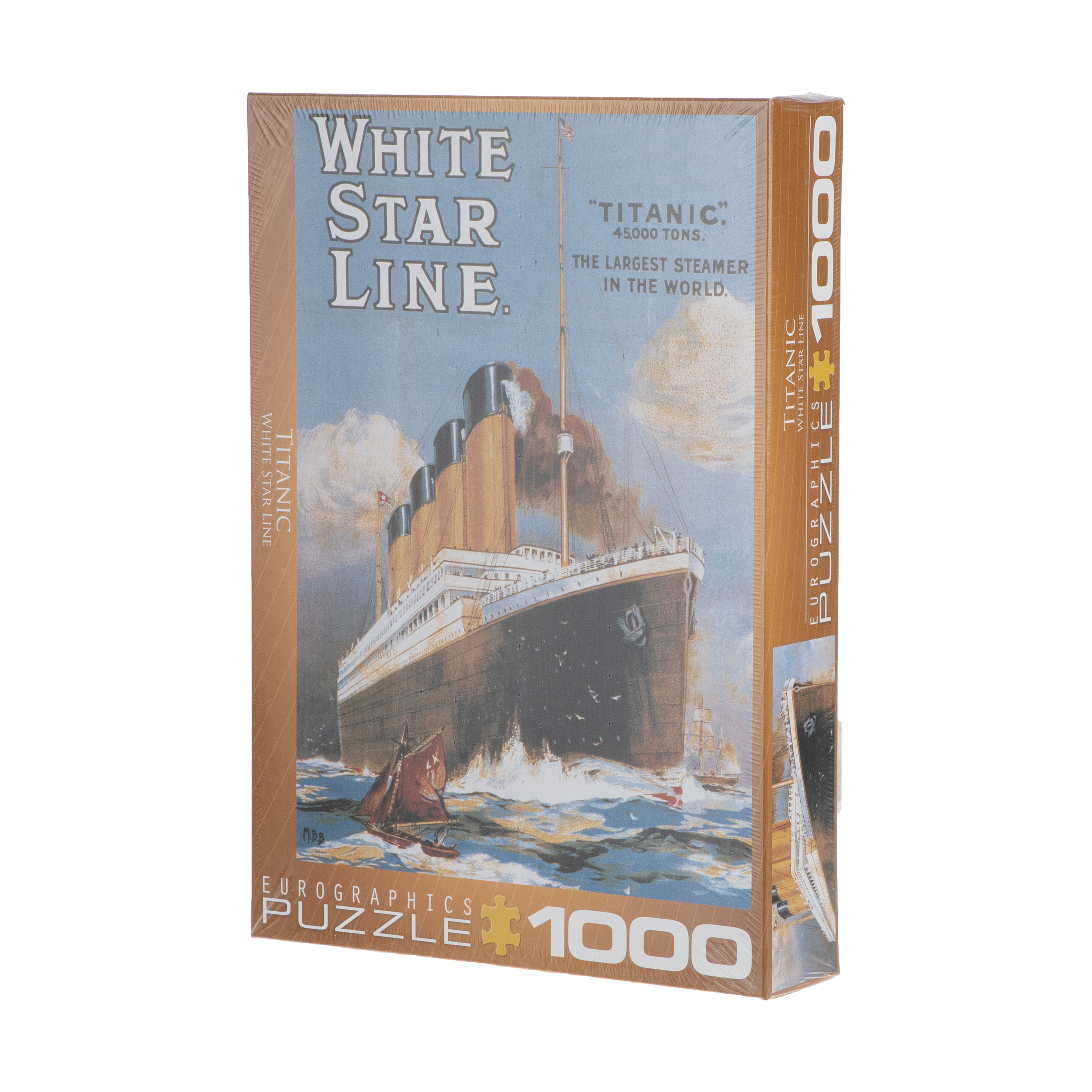 پازل 1000 تکه یوروگرافیکس پازلز مدل Titanic کد 6000-1333
