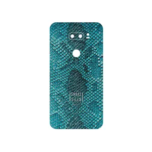 MAHOOT Blue Snake Skin Cover Sticker for LG V30