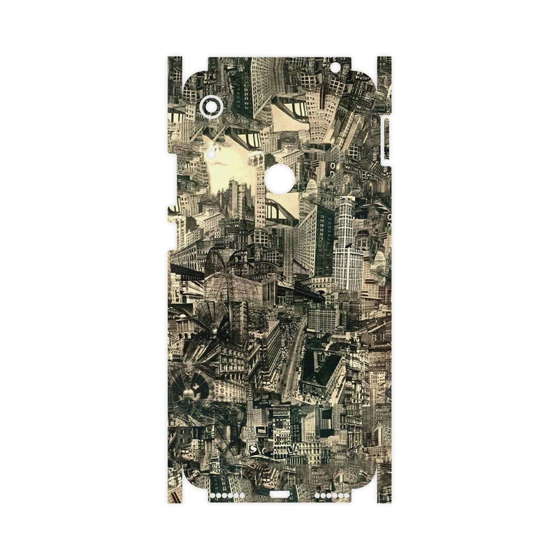 برچسب پوششی ماهوت مدل Collage of Skyscraper-FullSkin مناسب برای گوشی موبایل هوآوی Y6s 2019