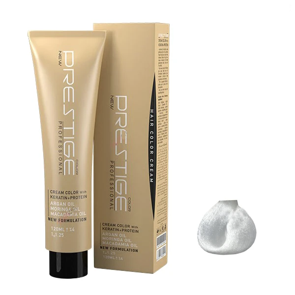 رنگ مو نیو پرستیژ کالر شماره 000 حجم 120 میلی لیتر رنگ یخی