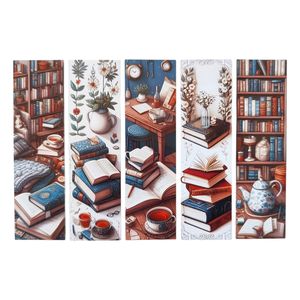 نشانگر کتاب طرح book بسته 5 عددی