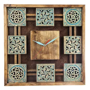 ساعت دیواری گالری آسوریک طرح مشبک کد 86013