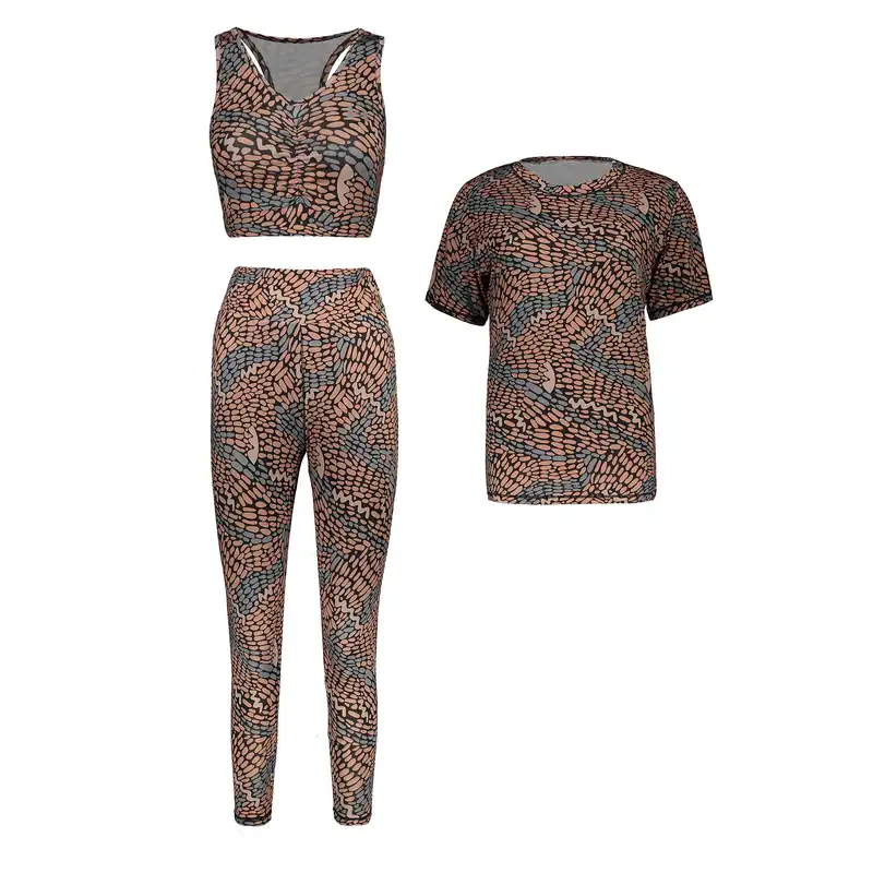 ست سه تکه لباس ورزشی زنانه مدل 1425