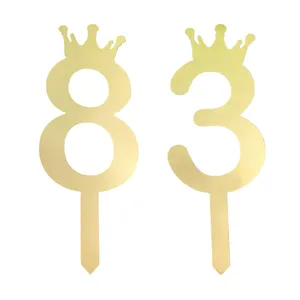 تاپر کیک هانستو مدل عدد 83 کد TPN83 بسته 2 عددی