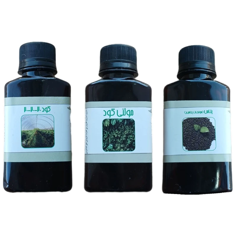 کود مایع کامل سه بیست و پتاس و مولتی کود مدل life drop حجم 110 میلی لیتر