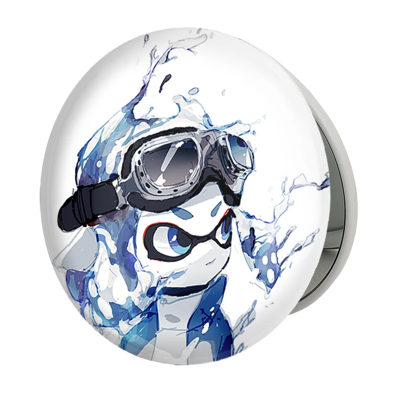 آینه جیبی خندالو طرح بازی اسپلاتون (Splatoon) مدل تاشو کد 33314