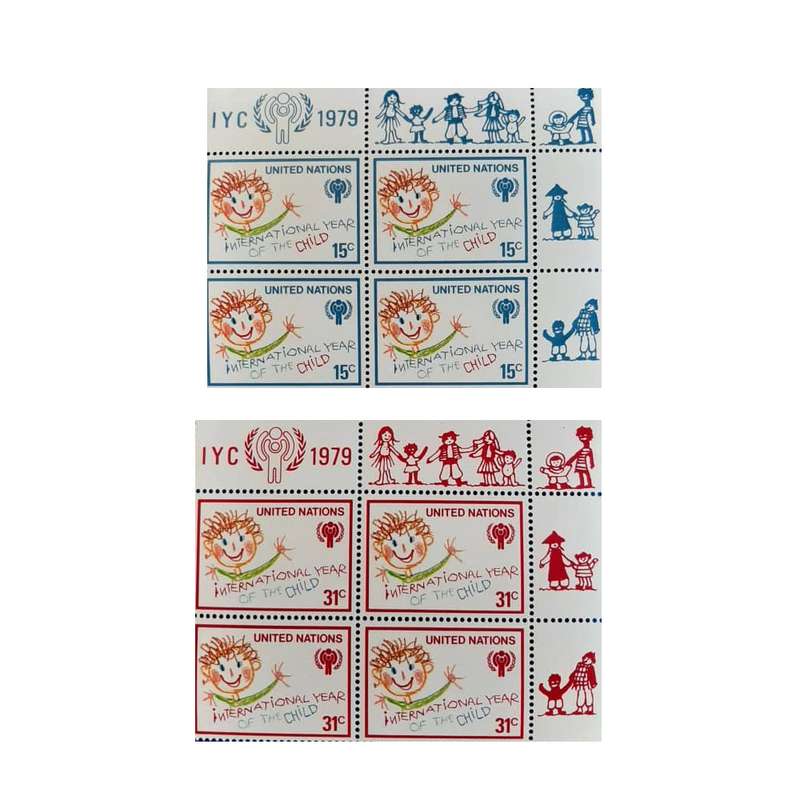 تمبر یادگاری مدل کودک مجموعه 8 عددی