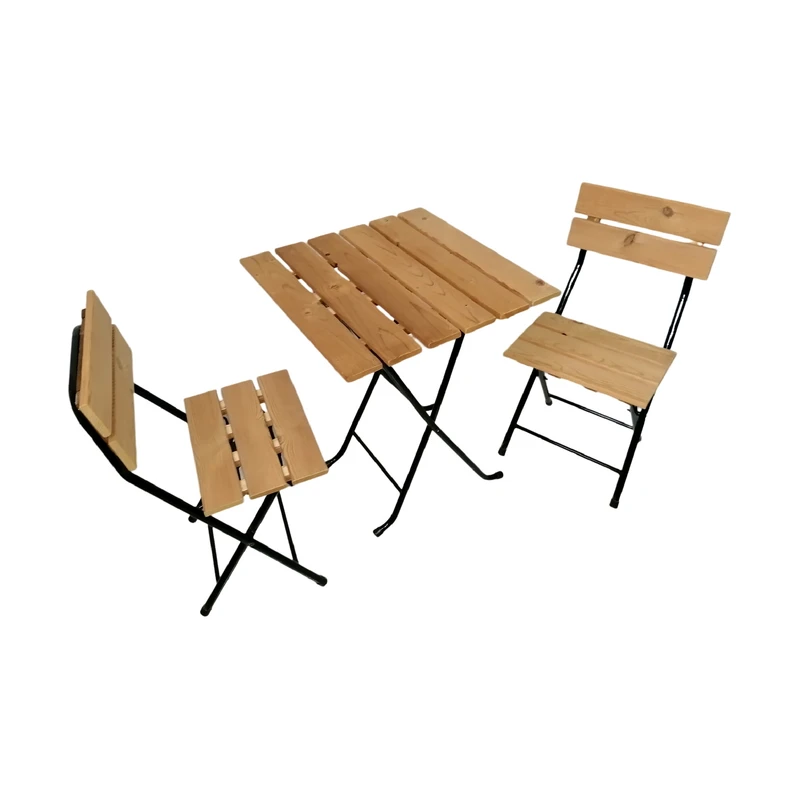 عکس شماره 12 : میز و صندلی تاشو سفری مدل چوبی کد 2060