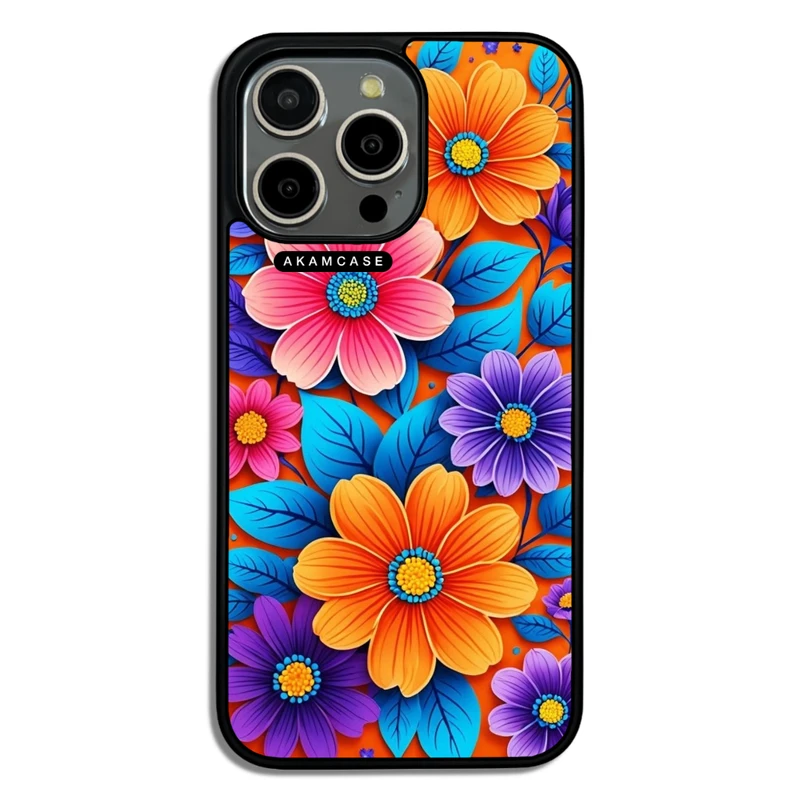 کاور آکام مدل AMC-WA15PROMAX-FLOWERS-39 مناسب برای گوشی موبایل اپل iPhone 15 Pro Max