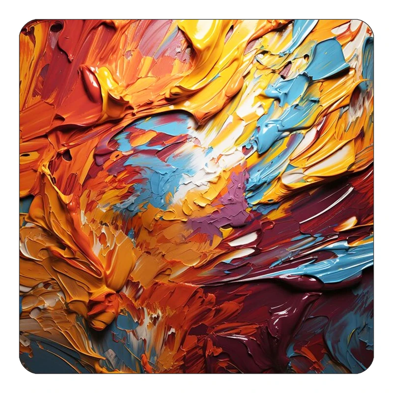 مگنت کاکتی طرح نقاشی رنگ روغن مدل mp70035