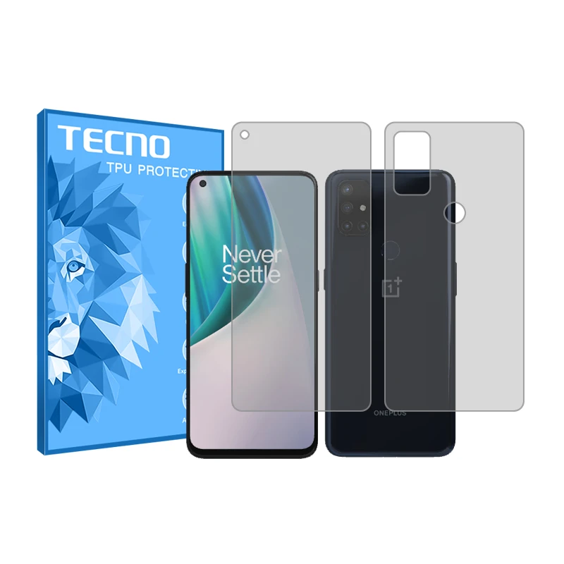 محافظ صفحه نمایش تکنو مدل HyGEL مناسب برای گوشی موبایل وان پلاس Nord N10 5G به همراه محافظ پشت گوشی