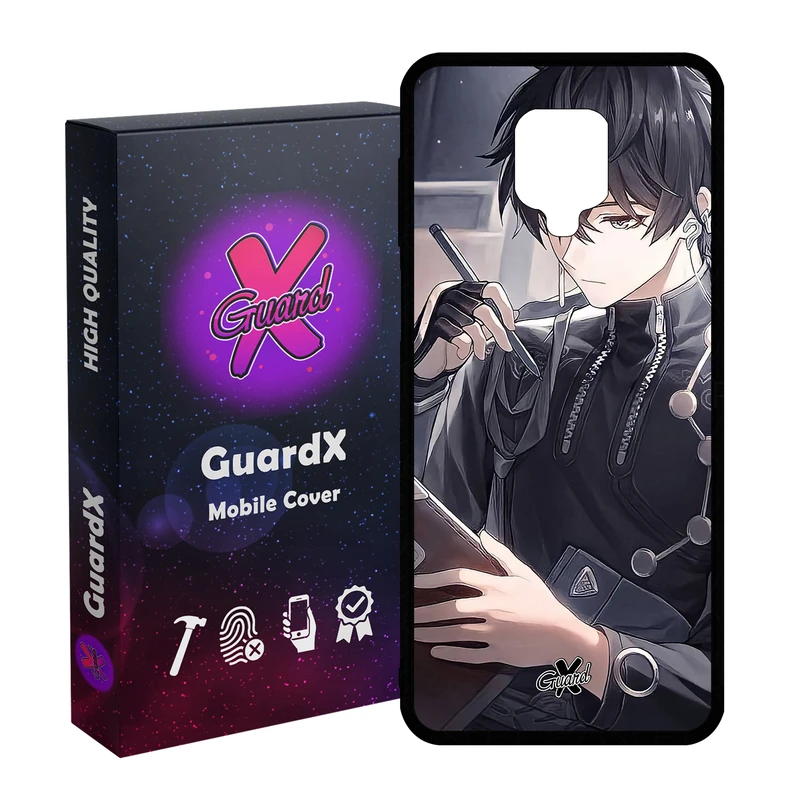 کاور گارد ایکس طرح انیمه مدل Glass10510 مناسب برای گوشی موبایل شیائومی Redmi Note9 Pro/Note 9 Pro Max/Redmi Note 9S/MI Poco M2 Pro
