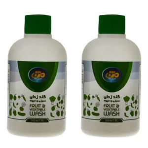 مایع ضد عفونی کننده میوه و سبزی من مدل Gaz حجم 500 میلی لیتر بسته 2 عددی