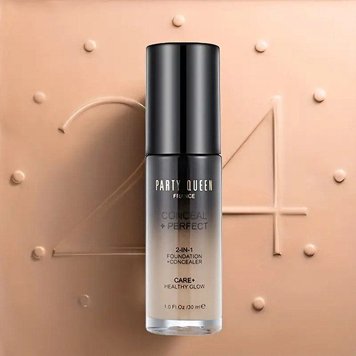 کرم پودر پارتی کوئین مدل CONCEAL PERFECT شماره 03 حجم 30 میلی لیتر