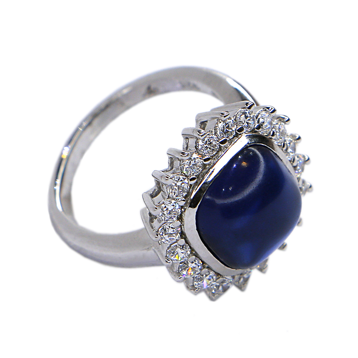 انگشتر نقره زنانه مدل سان لایت کد RS026