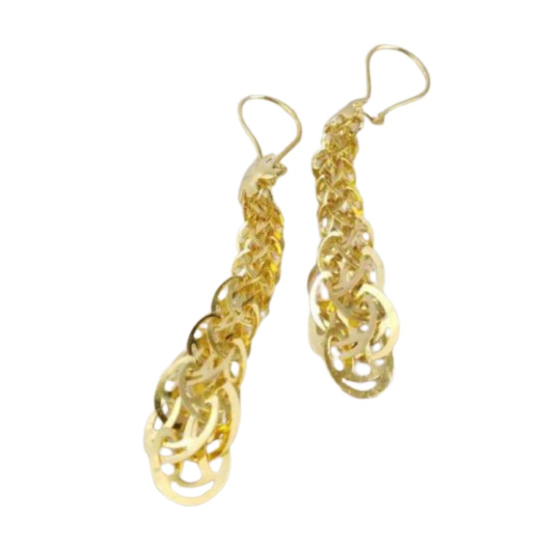 گوشواره زنانه مدل بیروتی پولکی کد Ethiopia گوشواره زنانه مدل بیروتی پولکی کد Ethiopia