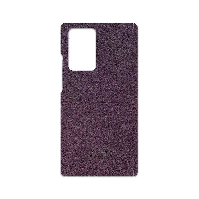 برچسب پوششی ماهوت مدل Purple-Leather مناسب برای گوشی موبایل سامسونگ Galaxy Note20 Ultra