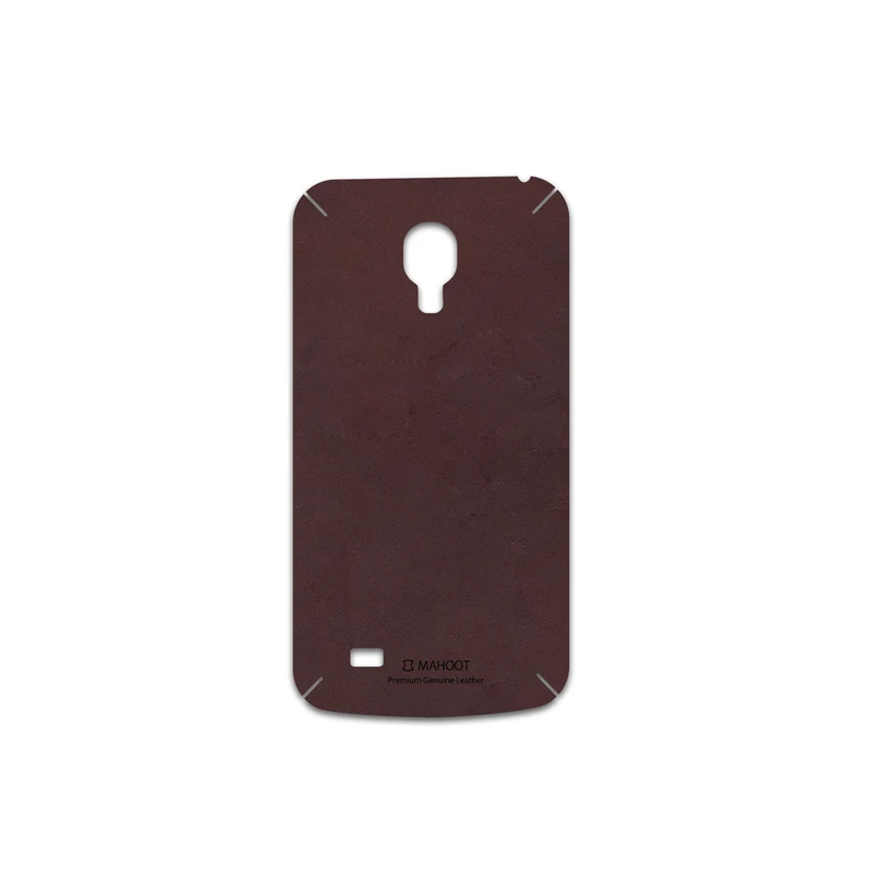 برچسب پوششی ماهوت مدل Matte-Dark-Brown-Leather مناسب برای گوشی موبایل سامسونگ Galaxy S4 mini