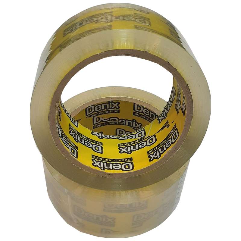 چسب پهن دنیکس مدل De-90Y عرض 4.8 سانتی متر بسته دو عددی