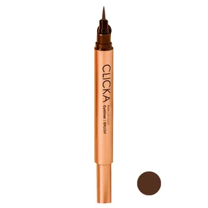  خط چشم ضدآب ماژیکی کلیک آ مدل EL202 رنگ قهوه ای به همراه برس یدک