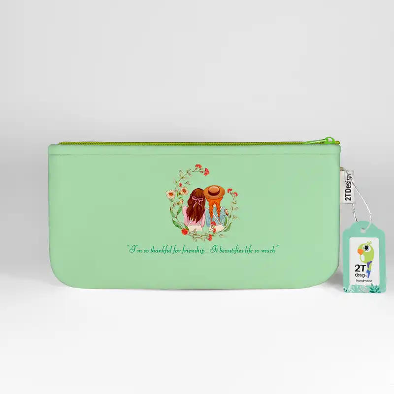 جامدادی طوطی دیزاین طرح دختر گلفروش مدل MLK-40