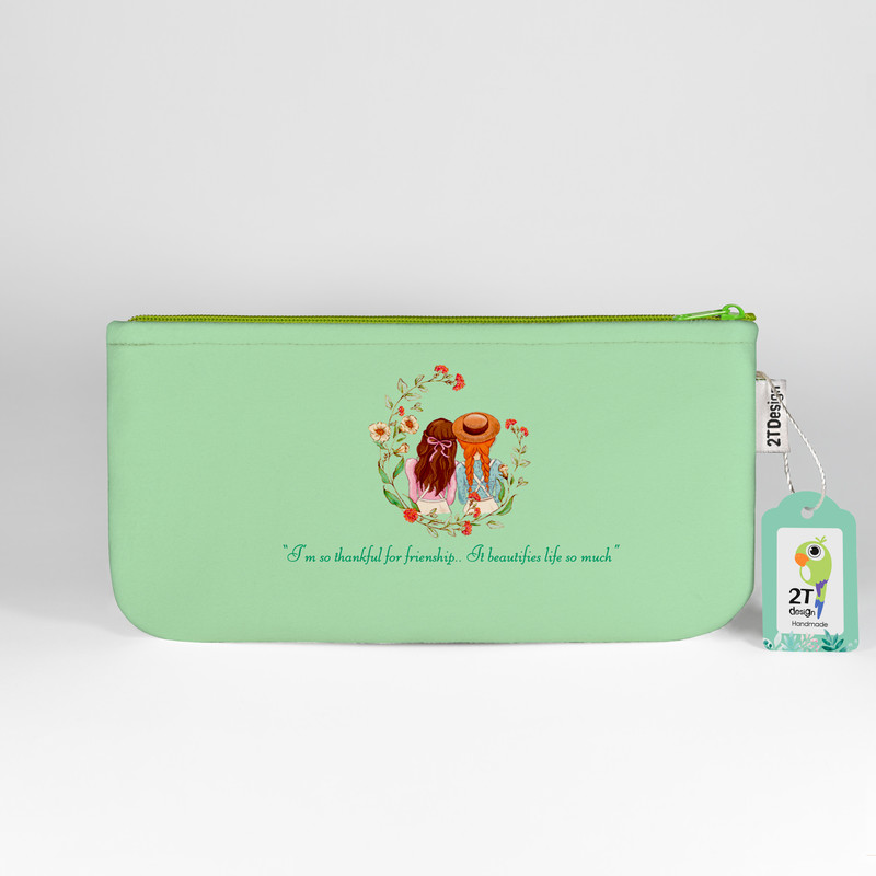 جامدادی طوطی دیزاین طرح دختر گلفروش مدل MLK-40