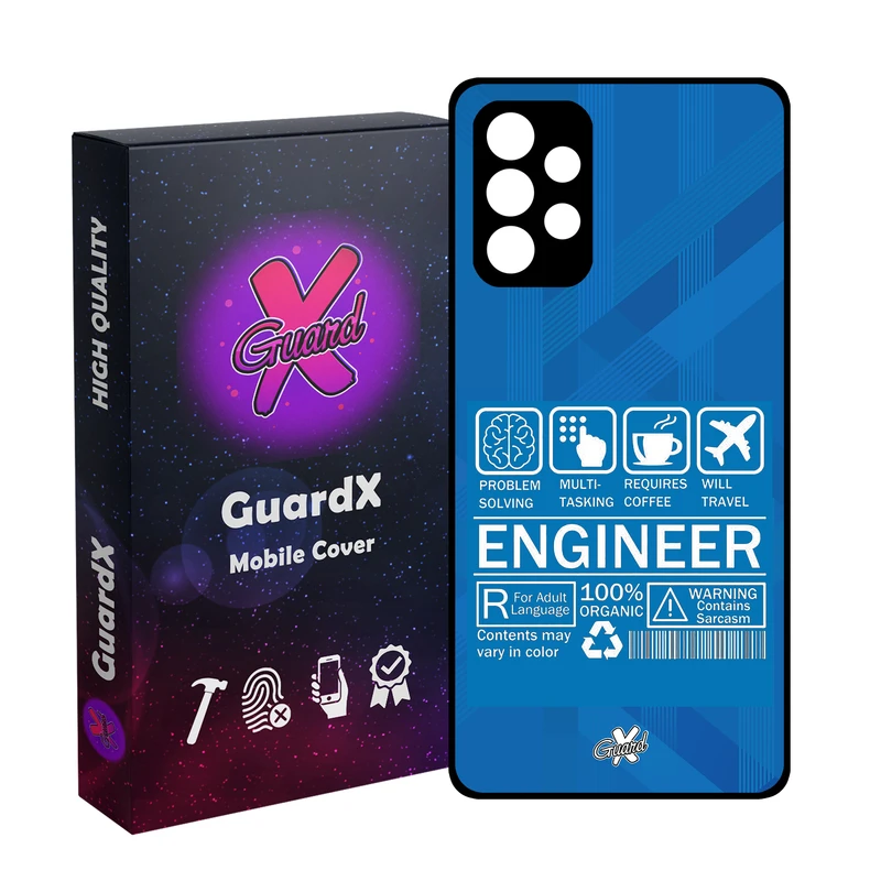 کاور گارد ایکس طرح مهندس مدل Glass10538 مناسب برای گوشی موبایل سامسونگ Galaxy A52/A52S