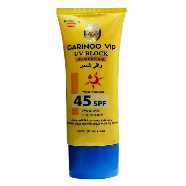 کرم ضد آفتاب کارینو وی آی پی مدل UV BLOCK حجم 60 میلی لیتر