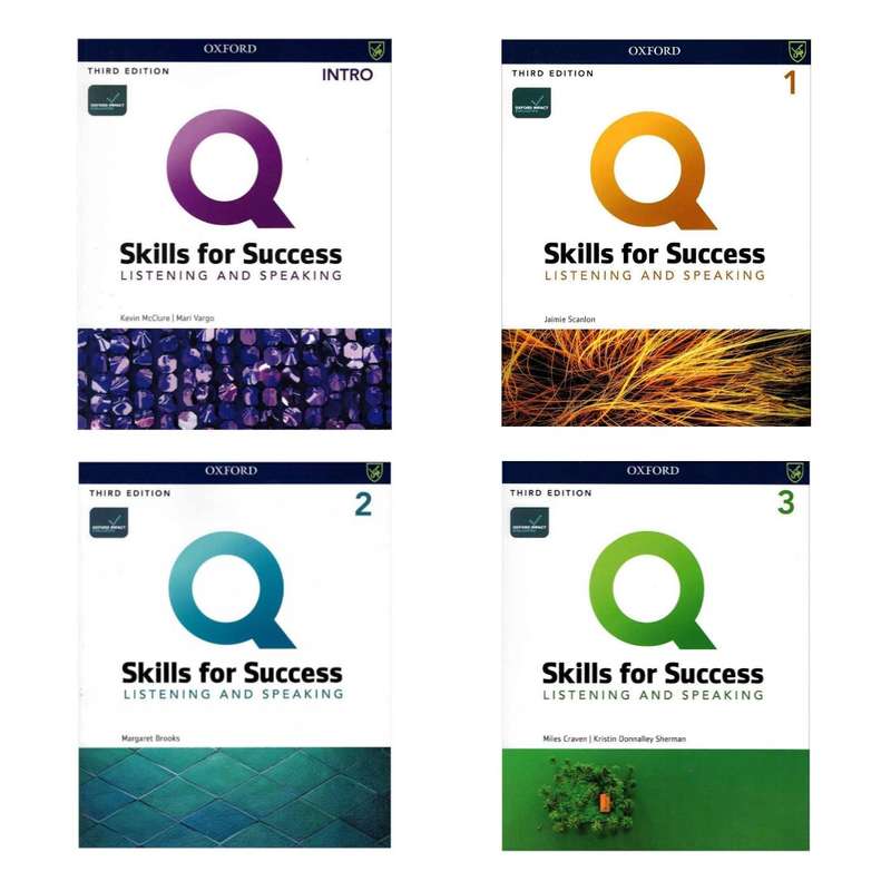 کتاب Q skills for success listening and speaking 3rd edition اثر Margaret Brooks انتشارات جنگل 4 جلدی